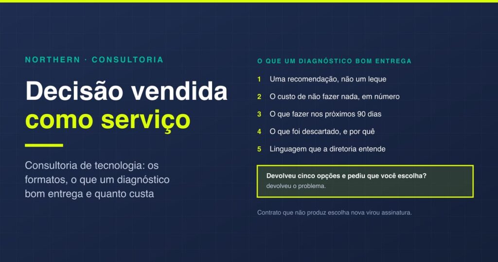 Consultoria de tecnologia: o que entrega mesmo