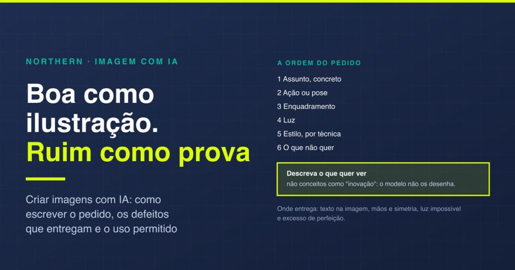 Criar imagens com IA: o pedido e o uso permitido