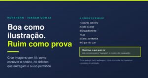 Criar imagens com IA: o pedido e o uso permitido