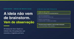 30 ideias de micro SaaS e o método por trás delas