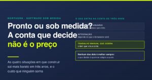 Software sob medida: quando vale mais que o pronto